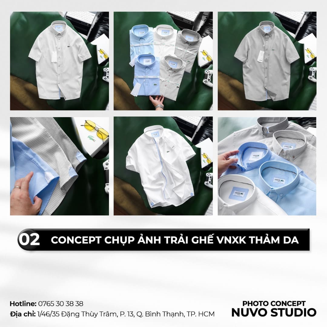 Chụp ảnh trên ghế VNXK trên thảm da từ NUVO STUDIO