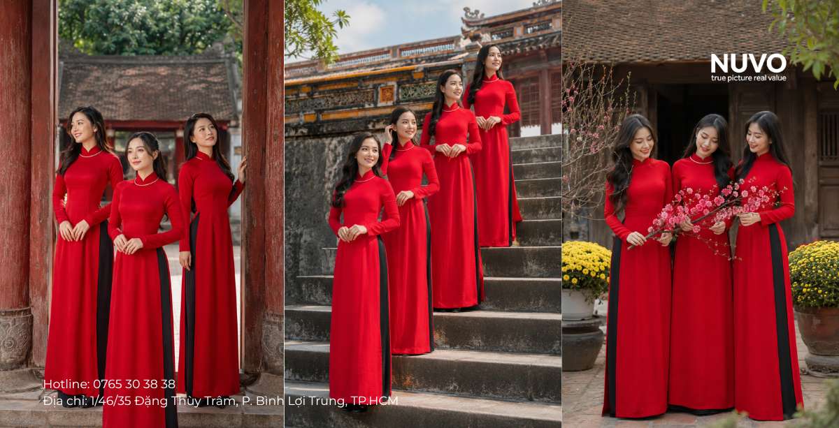 cach-tao-dang-chup-anh-ao-dai-nhom
